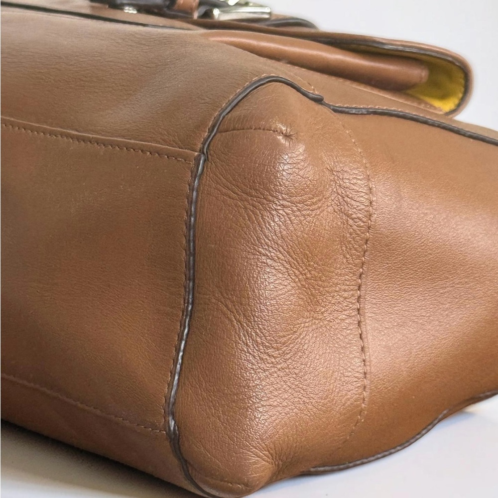 Authentic Coach Charlie Tan Leather Shoulder Bag! COA Included! - Picture 6 of 15